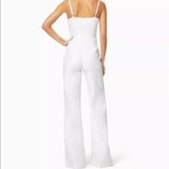 Ramy Brook Noel cutout jumpsuit spaghetti strap linen jumpsuit Sz. 2 - Picture 8 of 8